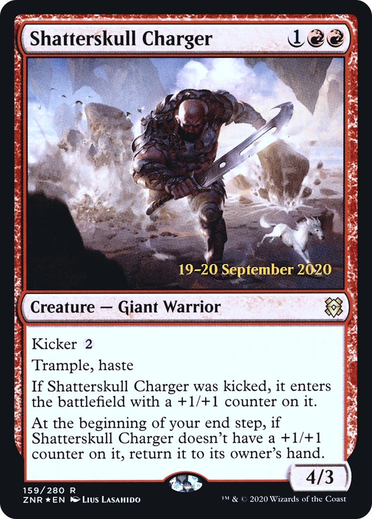 Shatterskull Charger (PRE-159S) - Zendikar Rising Promos Foil