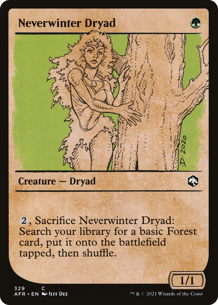Neverwinter Dryad (AFR-329) - Adventures in the Forgotten Realms: (Showcase) Foil