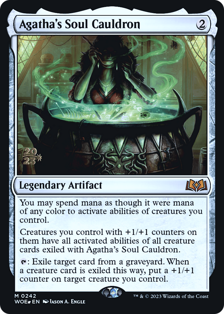 Agatha's Soul Cauldron (PRE-242S) - Wilds of Eldraine Promos Foil