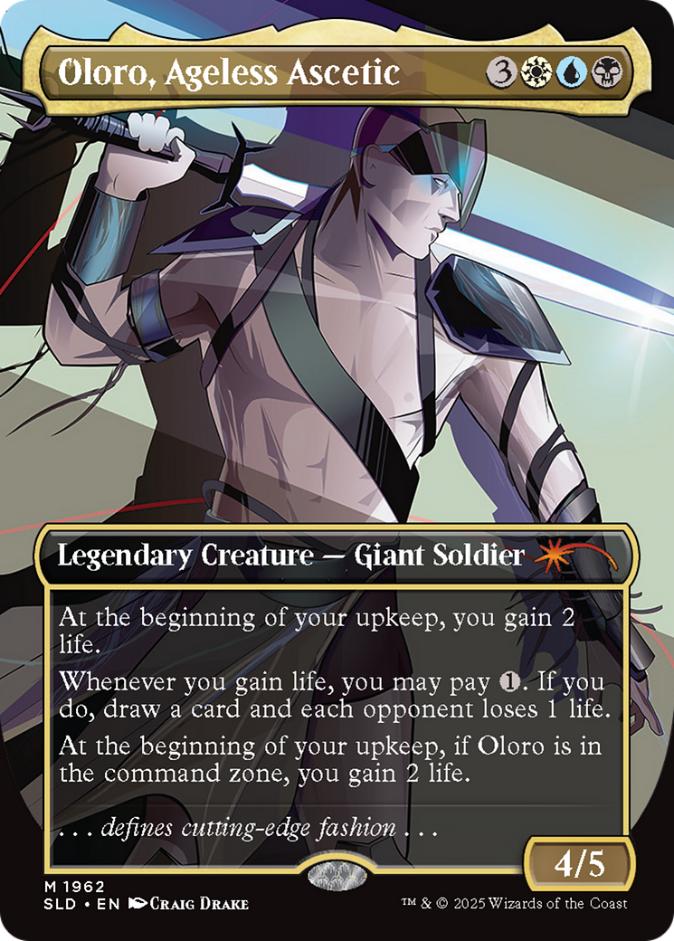 Oloro, Ageless Ascetic (SLD-1962) - Secret Lair Drop Series Foil