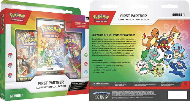POKEMON FIRST PARTNER ILLUSTRATION COLLECTION SERIES 1