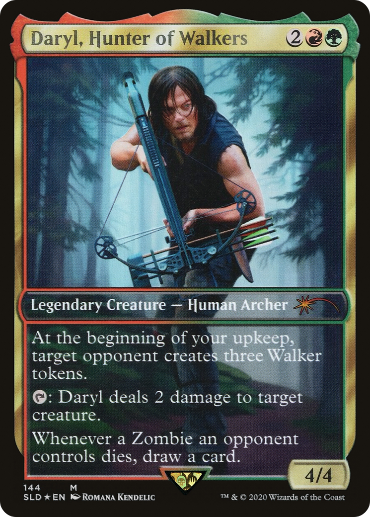 Hansk, Slayer Zealot (SLD-144) - Secret Lair Drop / Daryl, Hunter of Walkers Foil
