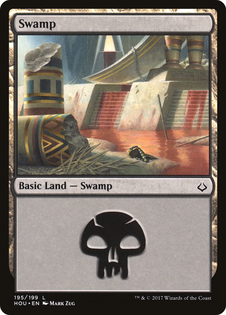 Swamp (195) (HOU-195) - Hour of Devastation Foil