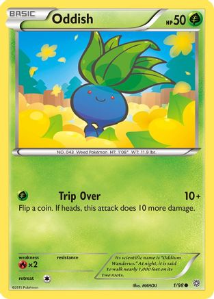 Oddish 001/98 XY Ancient Origins - Common