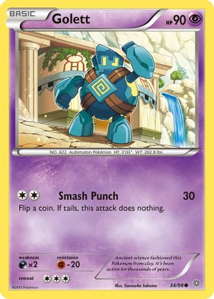 Golett 034/98 XY Ancient Origins - Common