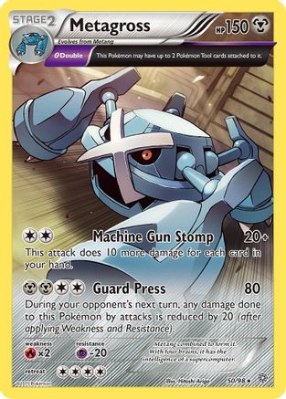 Metagross (50) 050/98 - Reverse Holofoil XY Ancient Origins - Rare