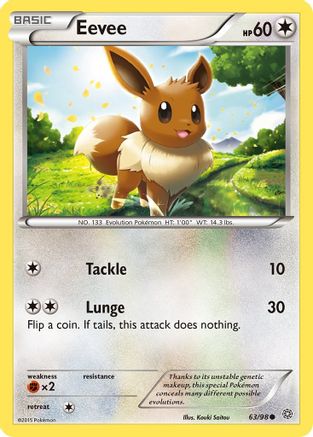 Eevee 063/98 XY Ancient Origins - Common