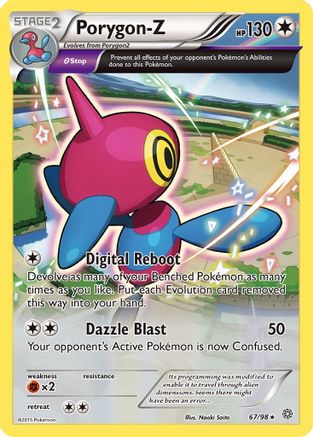 Porygon 067/98 - Holofoil XY Ancient Origins - Holo Rare