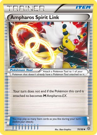 Ampharos Spirit Link 070/98 XY Ancient Origins - Uncommon