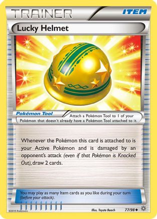Lucky Helmet 077/98 - Reverse Holofoil XY Ancient Origins - Uncommon