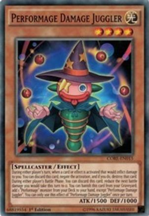 Performage Damage Juggler (CORE-EN015) - Clash of Rebellions 1st Edition