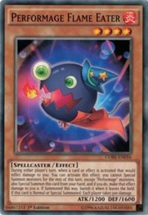 Performage Flame Eater (CORE-EN016) - Clash of Rebellions 1st Edition