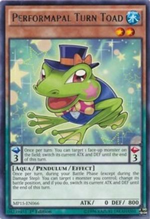 Performapal Turn Toad (MP15-EN066) - 2015 Mega-Tins Mega Pack 1st Edition