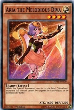 Aria the Melodious Diva (MP15-EN070) - 2015 Mega-Tins Mega Pack 1st Edition
