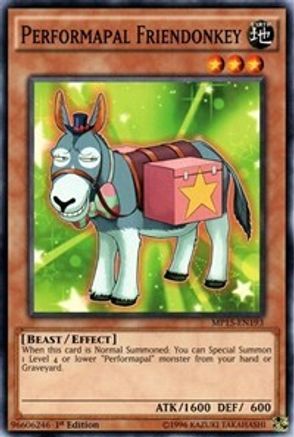 Performapal Friendonkey (MP15-EN193) - 2015 Mega-Tins Mega Pack 1st Edition