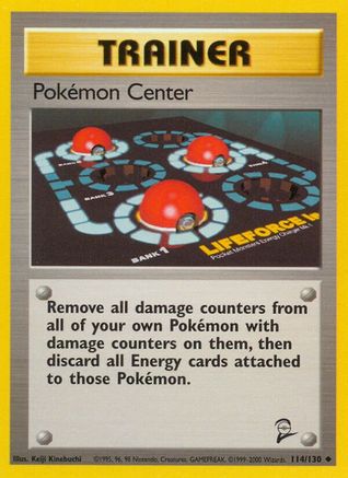 Pokemon Center 114/130 Base Set 2 - Uncommon