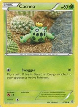 Cacnea 004/162 - Reverse Holofoil XY BREAKthrough - Common