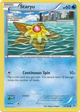 Staryu 029 XY BREAKthrough - Common