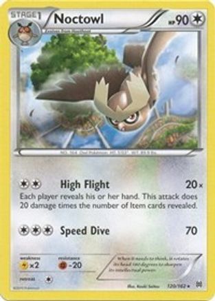 Noctowl 120 XY BREAKthrough - Rare