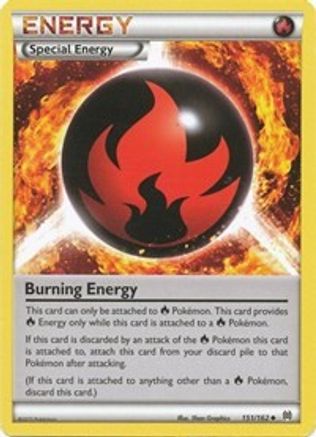 Burning Energy 151/162 XY BREAKthrough - Uncommon