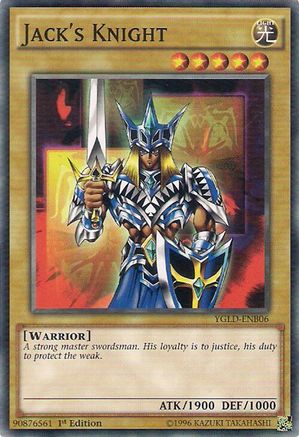 Jack's Knight (B) (YGLD-ENB06) - King of Games: Yugi's Legendary Decks 1st Edition