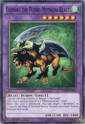 Chimera the Flying Mythical Beast (YGLD-ENB41) - King of Games: Yugi's Legendary Decks 1st Edition
