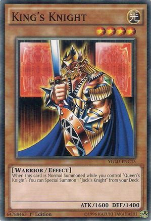 King's Knight (C) (YGLD-ENC15) - King of Games: Yugi's Legendary Decks Unlimited