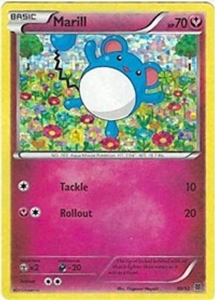 Marill 010/12 - Holofoil McDonalds Promos 2015 - Promo