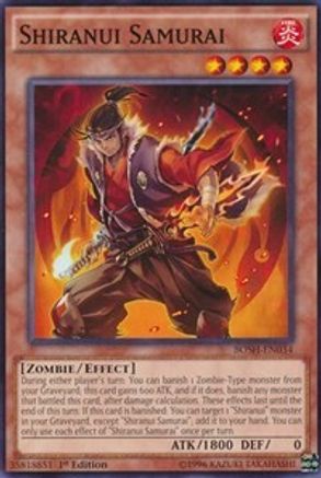 Shiranui Samurai (BOSH-EN034) - Breakers of Shadow 1st Edition