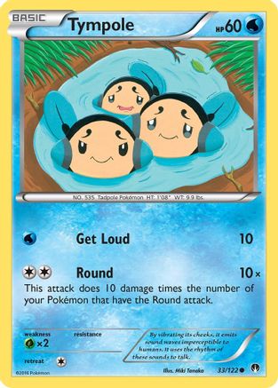 Tympole 033/122 - Reverse Holofoil XY BREAKpoint - Common