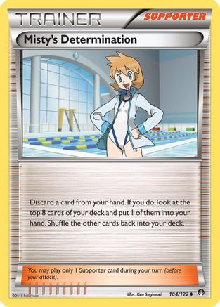 Misty's Determination 104/122 XY BREAKpoint - Uncommon