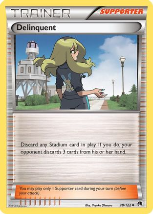 Delinquent 098/122 XY BREAKpoint - Uncommon