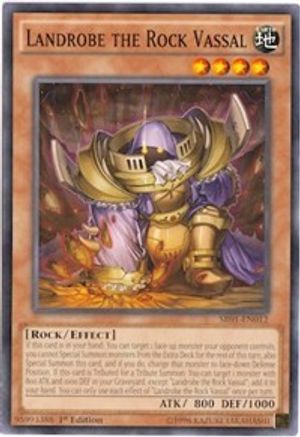 Landrobe the Rock Vassal (SR01-EN012) - Structure Deck: Emperor of Darkness 1st Edition