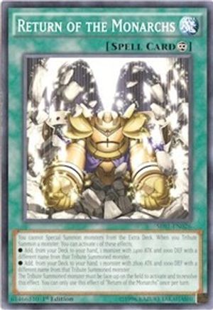 Return of the Monarchs (SR01-EN026) - Structure Deck: Emperor of Darkness 1st Edition