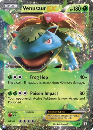 Venusaur EX 001/83 - Holofoil Generations - Ultra Rare