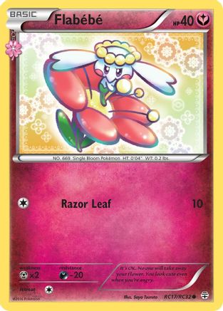 Flabebe RC17/RC32 Generations Radiant Collection - Common