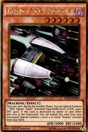 Kozmo DOG Fighter (PGL3-EN030) - Premium Gold: Infinite Gold 1st Edition