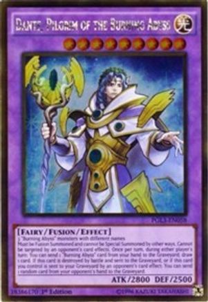 Dante, Pilgrim of the Burning Abyss (PGL3-EN058) - Premium Gold: Infinite Gold 1st Edition