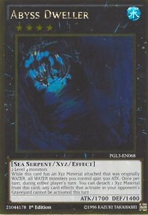Abyss Dweller (PGL3-EN068) - Premium Gold: Infinite Gold 1st Edition