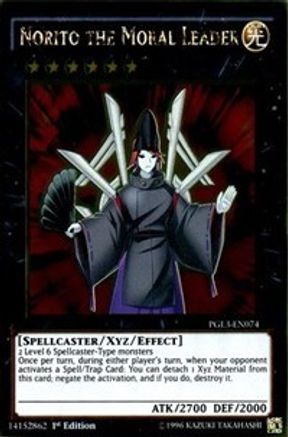 Norito the Moral Leader (PGL3-EN074) - Premium Gold: Infinite Gold 1st Edition