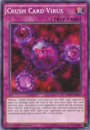 Crush Card Virus (MIL1-EN047) - Millennium Pack 1st Edition