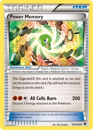 Power Memory 108 XY Fates Collide - Uncommon