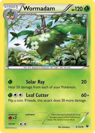 Wormadam (3) 003 XY Fates Collide - Uncommon