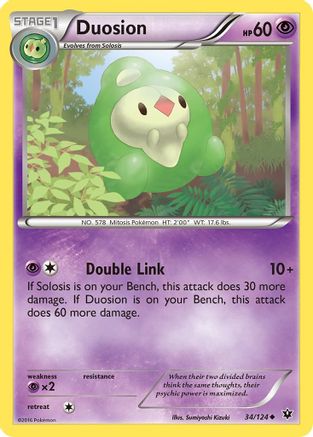 Duosion 034/124 XY Fates Collide - Uncommon