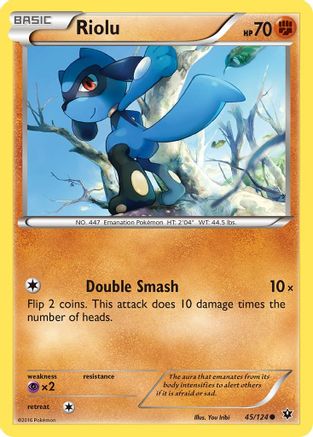 Riolu (45) 045/124 XY Fates Collide - Common