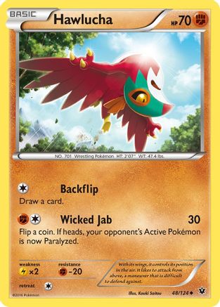 Hawlucha 048 XY Fates Collide - Uncommon