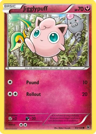 Jigglypuff 065/124 XY Fates Collide - Common