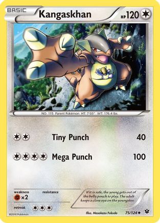 Kangaskhan 075/124 XY Fates Collide - Uncommon