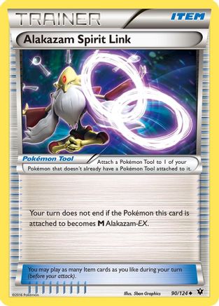 Alakazam Spirit Link 090/124 XY Fates Collide - Uncommon