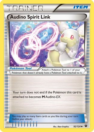 Audino Spirit Link 092/124 XY Fates Collide - Uncommon